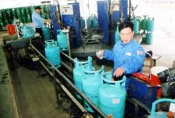 Dán tem chống hàng giả đối với mặt hàng gas