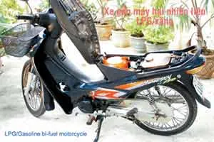 Xe gắn máy chạy bằng gas