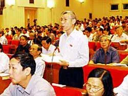 Quốc hội tiếp tục thảo luận về dự án Bộ luật thi hành án