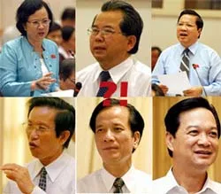 UBTVQH đề xuất chất vấn 9 thành viên Chính phủ