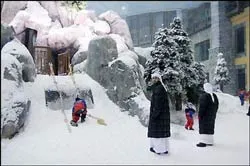 Trượt tuyết trên... sa mạc