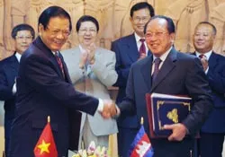 Trao đổi văn kiện phê chuẩn Hiệp ước bổ sung về biên giới