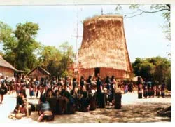 Làng mới của người Jơ Rai dưới chân núi Ba Hòn