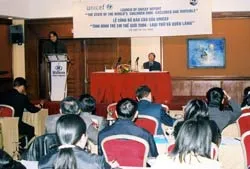 Lễ công bố báo cáo "Tình hình trẻ em thế giới năm 2006 - Loại trừ và quên lãng"