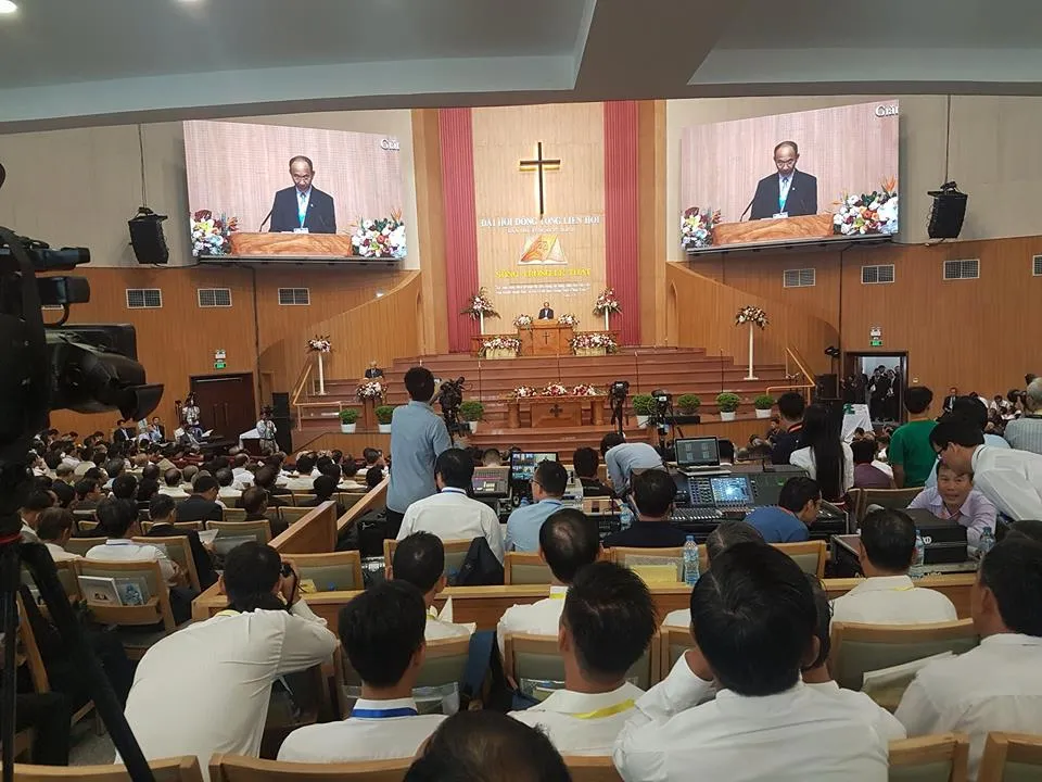 Quang cảnh phiên khai mạc đại hội