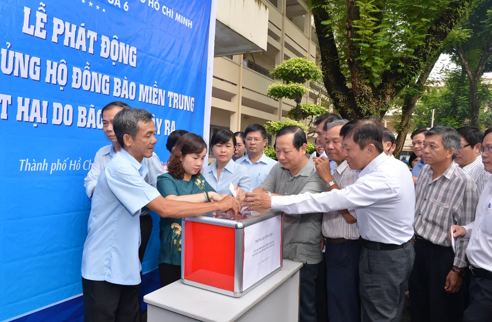 TPHCM phát động quyên góp ủng hộ các tỉnh miền Trung ảnh 2