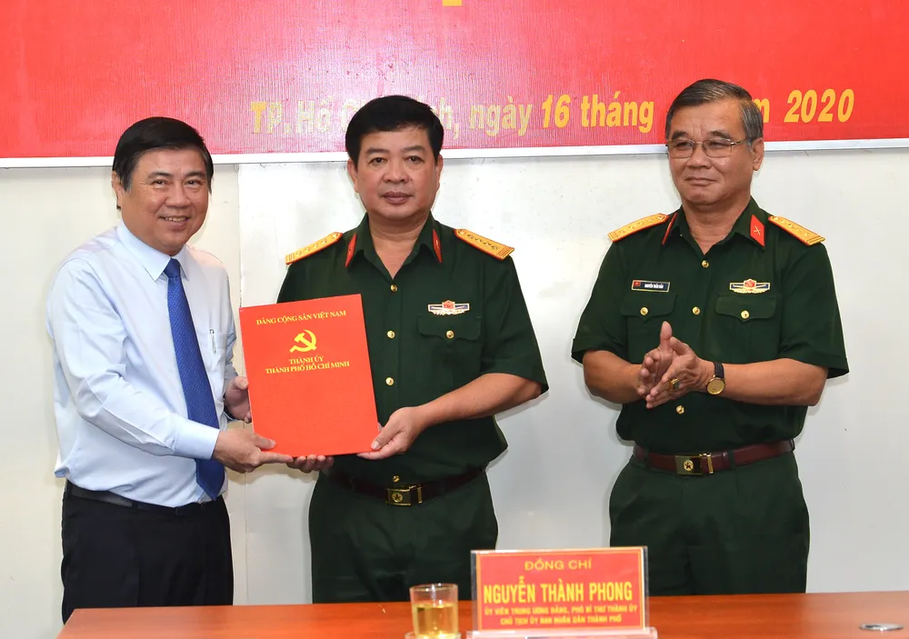 Kiện toàn nhân sự Ban Chấp hành, Ban Thường vụ Đảng ủy Quân sự TPHCM       ảnh 1