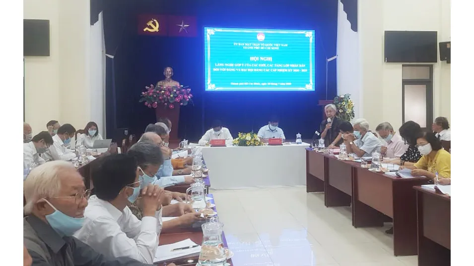 Nhiều ý kiến tâm huyết của các giới đồng bào gửi đến Đại hội Đảng bộ TPHCM lần thứ XI, nhiệm kỳ 2020-2025  ảnh 1