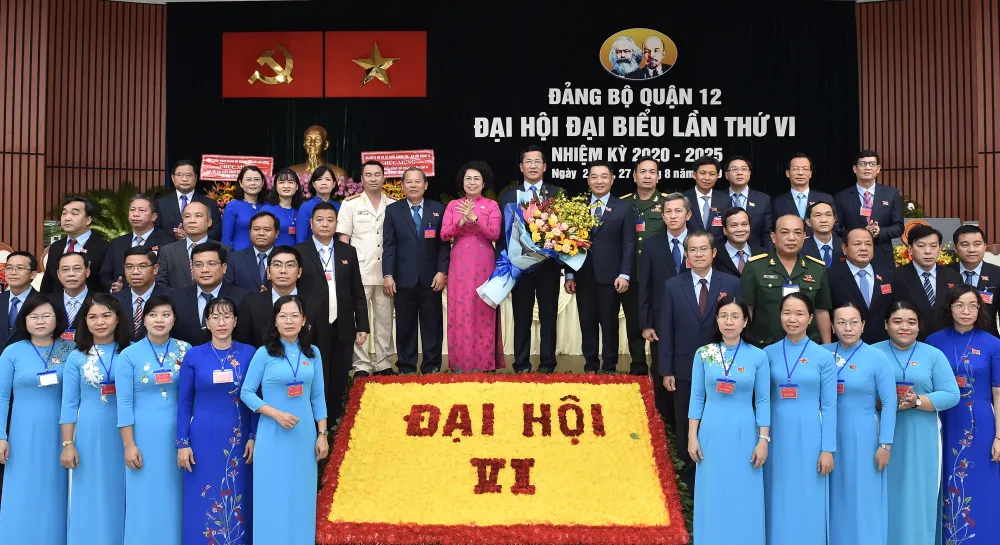 Đồng chí Trần Hoàng Danh tái đắc cử Bí thư Quận ủy quận 12 ảnh 1