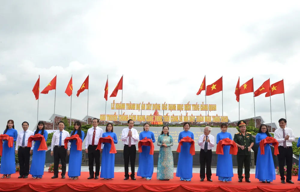 Khánh thành công trình cảnh quan khu truyền thống cách mạng cuộc Tổng tiến công và nổi dậy Xuân Mậu Thân 1968 ảnh 1