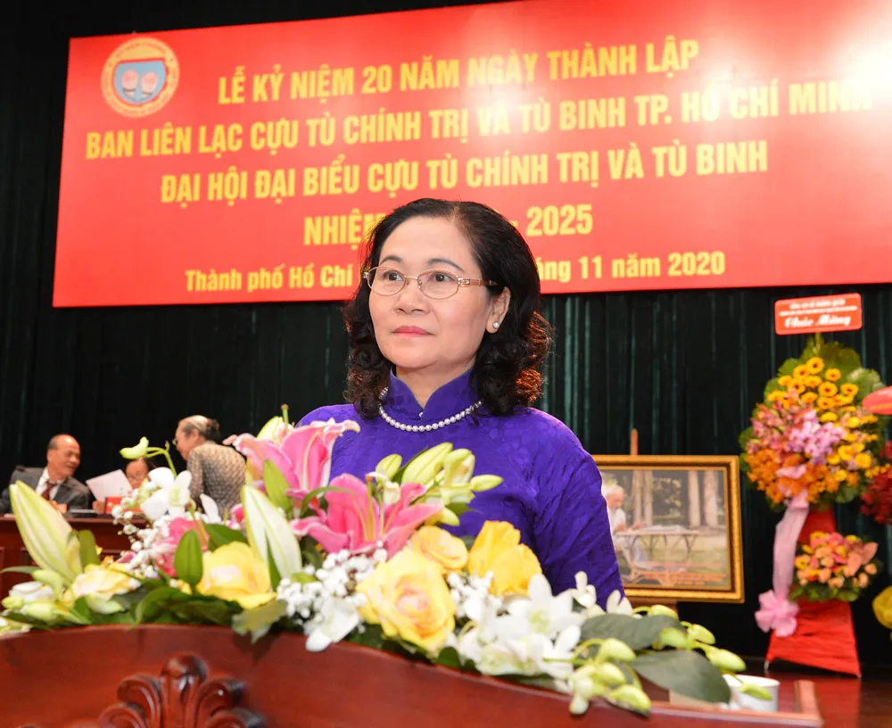 Kỷ niệm 20 năm thành lập và Đại hội đại biểu Cựu tù chính trị - tù binh TPHCM ảnh 2