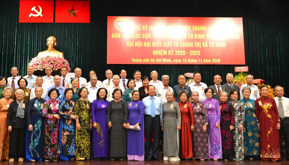Kỷ niệm 20 năm thành lập và Đại hội đại biểu Cựu tù chính trị - tù binh TPHCM ảnh 1