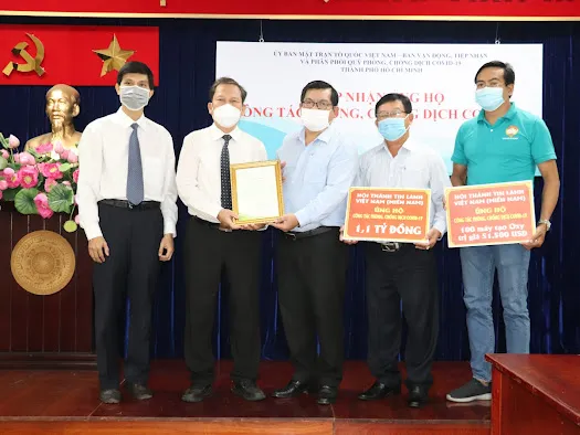 Hội thánh Tin Lành Việt Nam (miền Nam) ủng hộ 1,1 tỷ đồng cho công tác phòng, chống dịch Covid-19 TPHCM ảnh 1