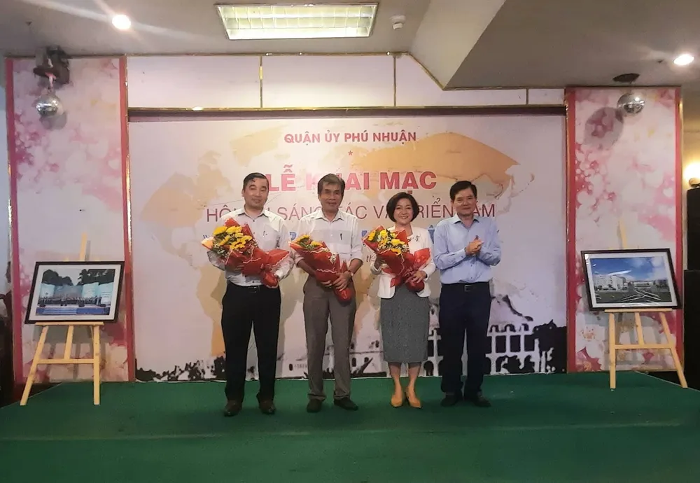 Khai mạc Hội thi sáng tác và triển lãm chủ đề “Hành trình theo chân Bác” ảnh 1