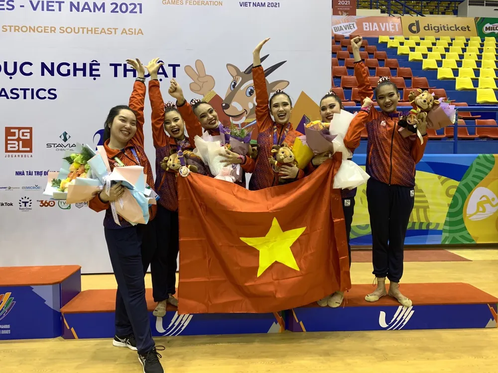 Sau bao nỗ lực không ngừng nghỉ, đội tuyển TDNT Việt Nam đã gặt hái được "quả ngọt" tại SEA Games 31