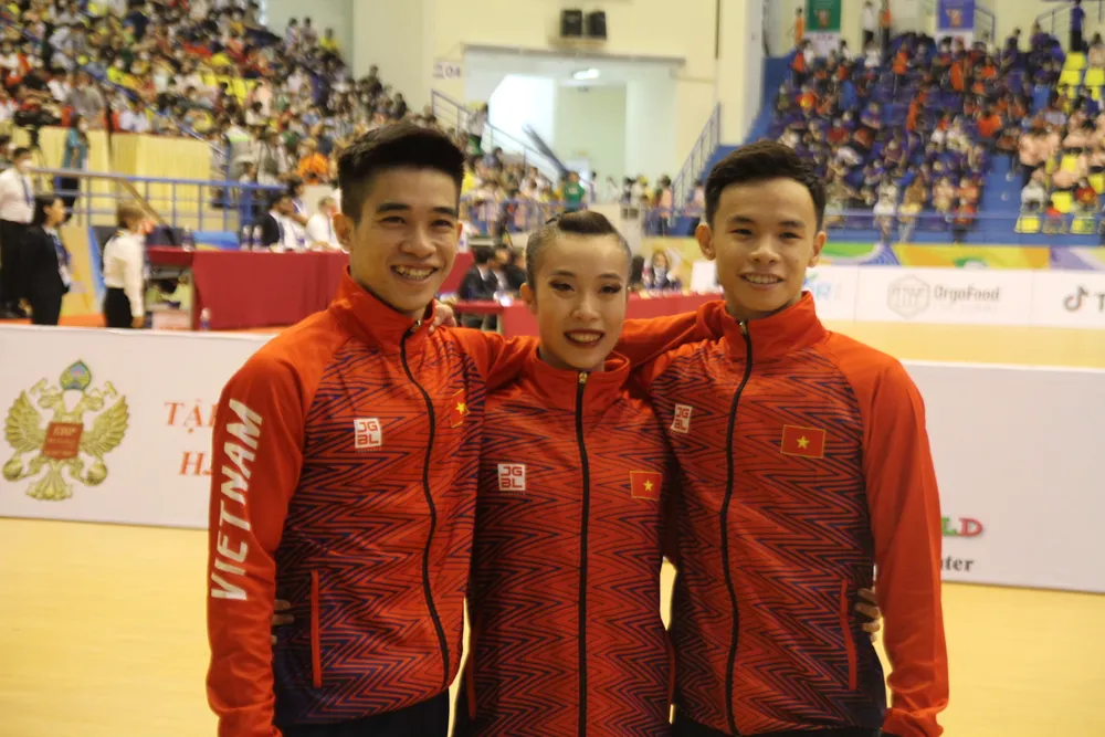 Vượt thử thách, aerobic Việt Nam khẳng định vị thế tại SEA Games 31 ảnh 1