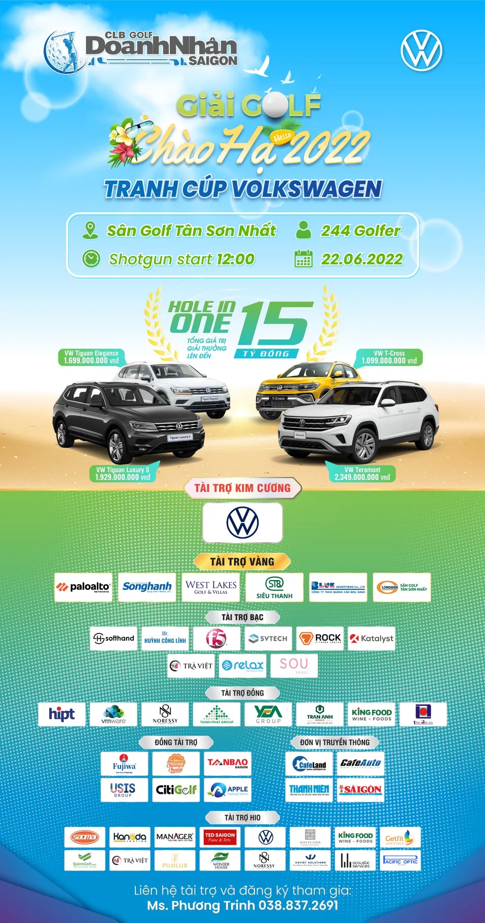 Khởi tranh giải golf CLB Doanh Nhân Sài Gòn ''Chào hạ 2022'' ảnh 1