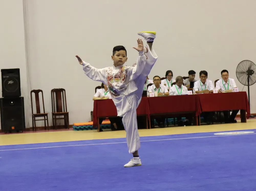 Giải wushu Đại hội TDTT TPHCM lần thứ 9: Quận 5 lên ngôi nhất toàn đoàn ảnh 1