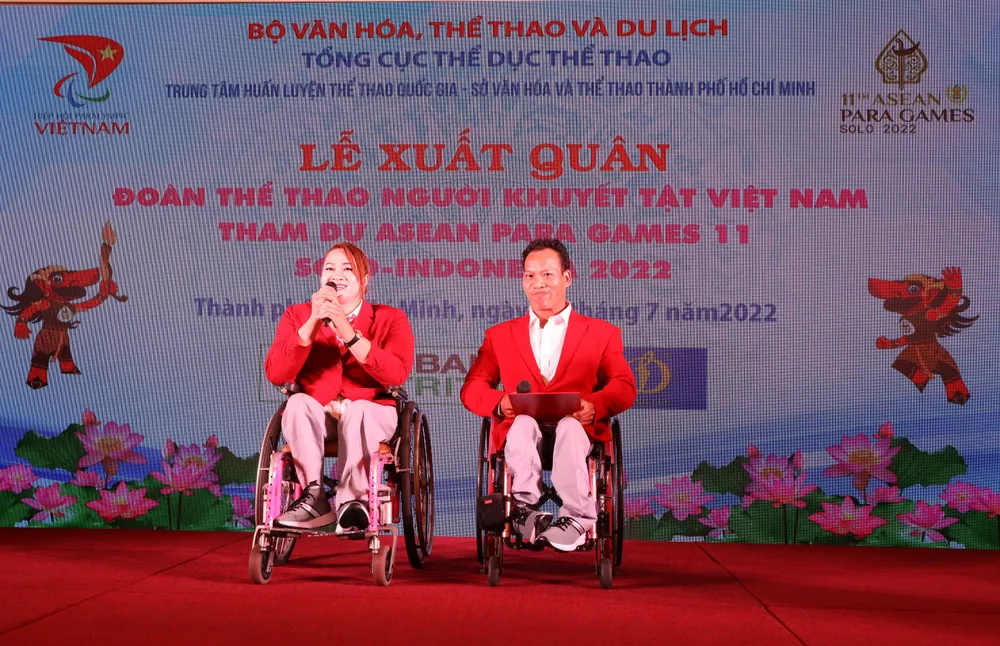 Các VĐV NKT đã đóng góp nhiều thành tích cho thể thao nước nhà. Ảnh: NGUYỄN ANH