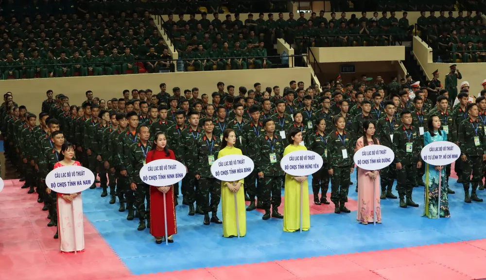 29 CLB võ thuật quân đội tranh tài giải Vô địch võ chiến đấu tay không ảnh 1