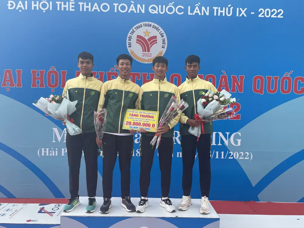 Đại hội Thể thao toàn quốc 2022: Rowing mở hàng HCV cho đoàn thể thao TPHCM ảnh 1