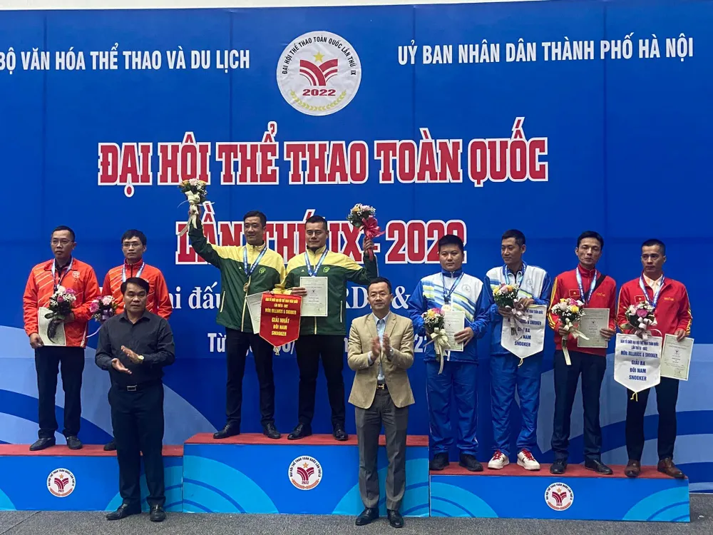 Đại hội Thể thao toàn quốc 2022: TPHCM giành 2 HCV billiards – snooker ảnh 1