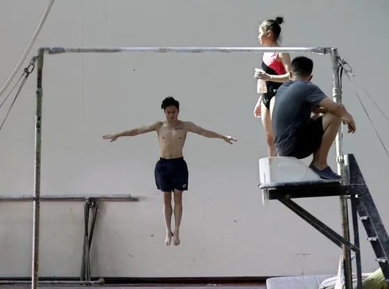 Khánh Phong đã có 15 năm khổ luyện cùng TDDC. Ảnh: DŨNG PHƯƠNG