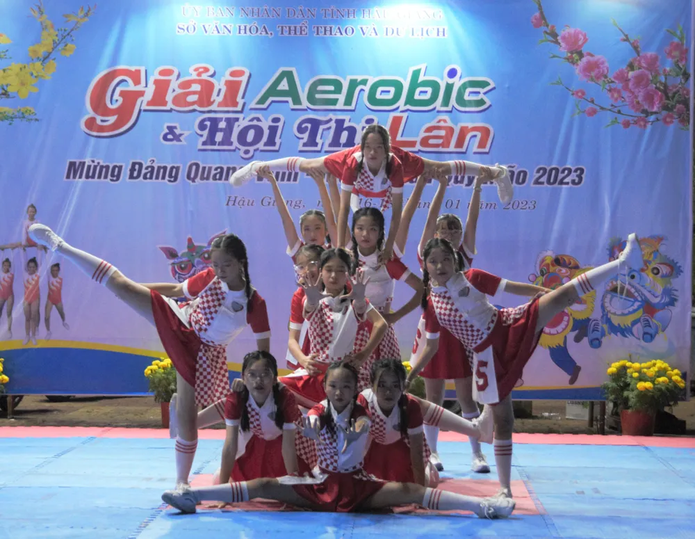 Các tiết mục aerobic dance được đầu tư kỹ lưỡng