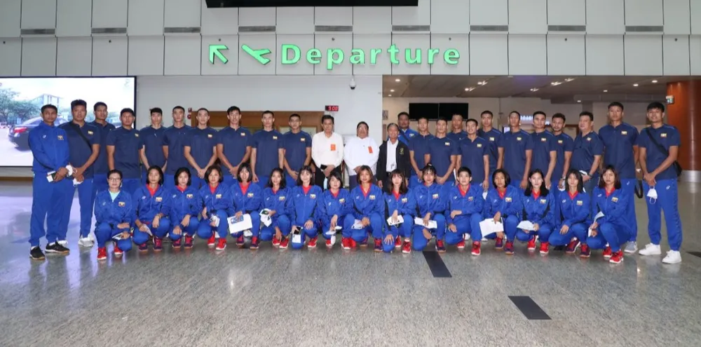 2 đội tuyển bóng chuyền Myanmar tham gia tập huấn tại Trung Quốc