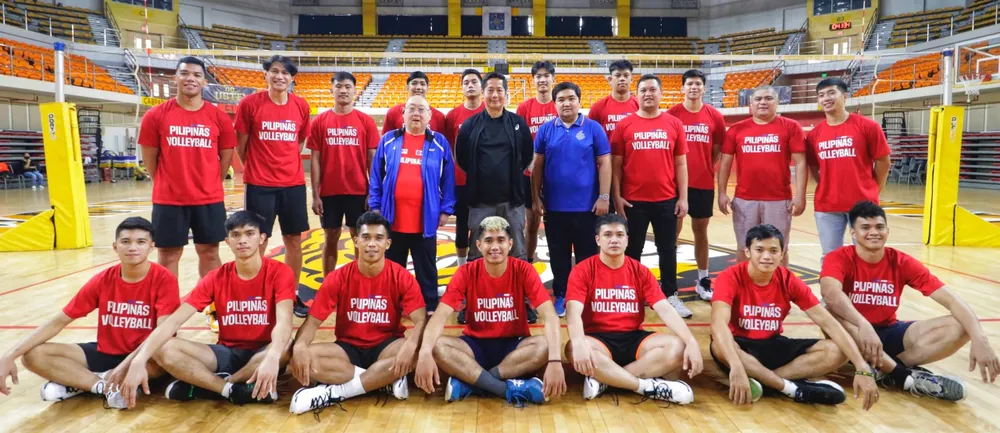 Đội tuyển bóng chuyền nam Philippines tập trung cho SEA Games 32