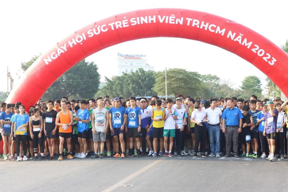 Ngày hội sức trẻ sinh viên TPHCM 2023 gồm nhiều hoạt động bổ ích từ thể thao đến nghệ thuật, học thuật...dành cho sinh viên. Ảnh: THANH TÙNG