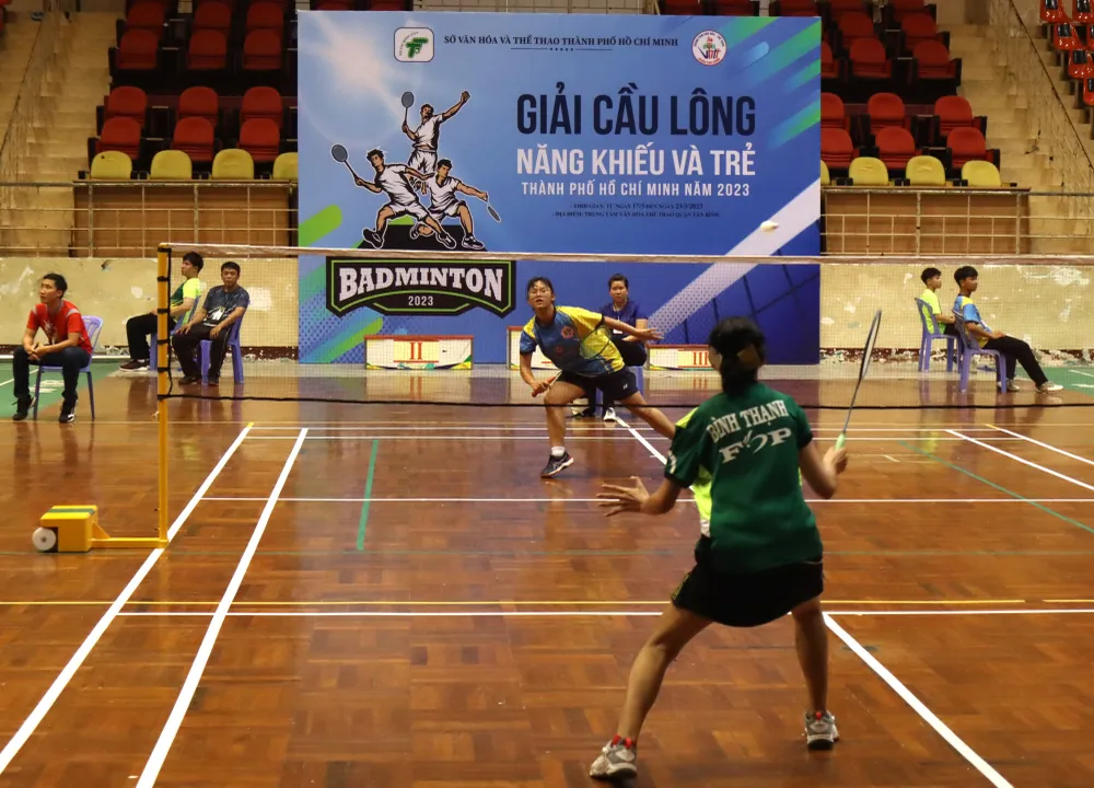 Các trận đấu diễn ra vào mỗi buổi tối từ ngày 17 đến 23-3 tại Trung tâm VH-TT quận Tân Bình. Ảnh: THANH TÙNG