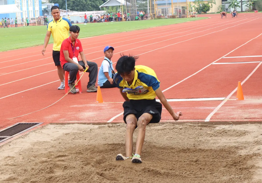 Các vđv NKT đều rất hào hứng và phấn khởi tham dự giải đấu năm nay. Ảnh: THANH TÙNG Các vđv NKT đều rất hào hứng và phấn khởi tham dự giải đấu năm nay. Ảnh: THANH TÙNG