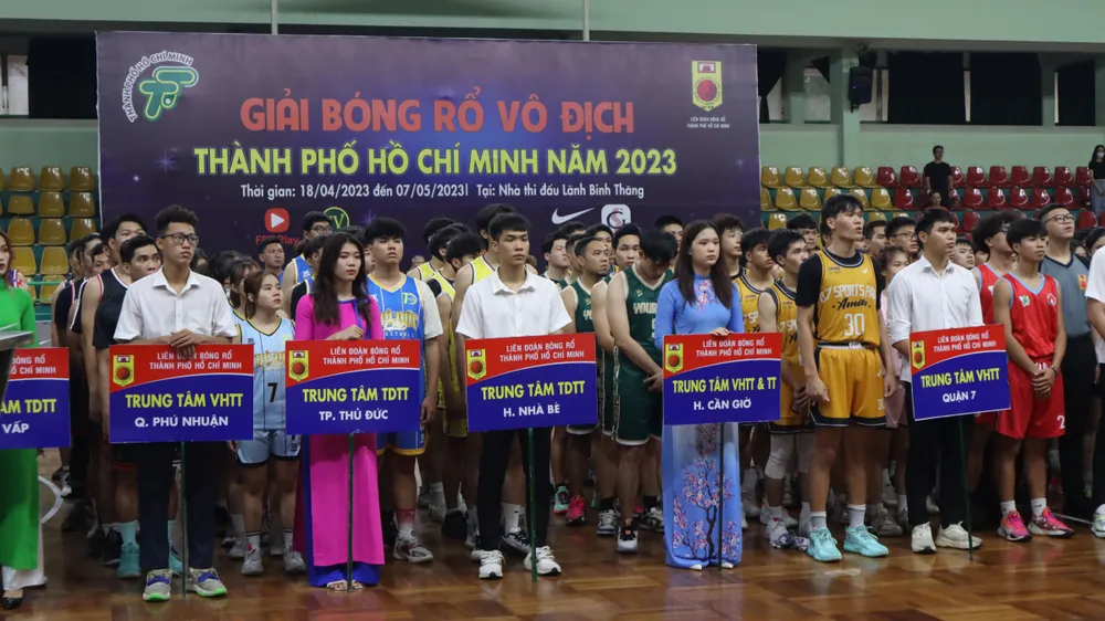 Giải đấu quy tụ nhiều tuyển thủ VBA, vô địch quốc gia...tham gia tranh tài. Ảnh: THANH TÙNG