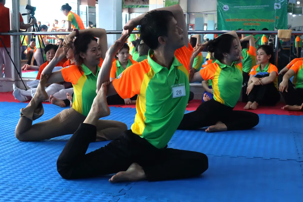 Các kỹ năng chuyên môn thiết thực tại khóa học góp phần nâng cao công tác huấn luyện của các học viên trong thực tế. Ảnh: THANH TÙNG