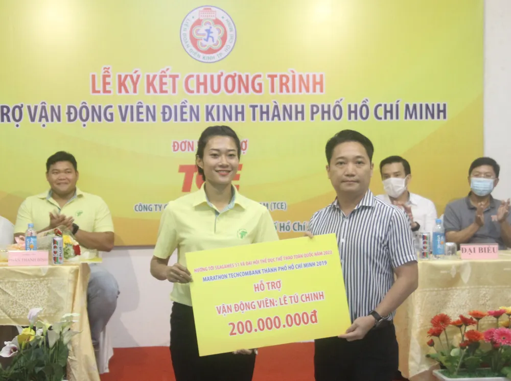 Tú Chinh là một trong những "trụ cột" của điền kinh TPHCM. Ảnh: THANH TÙNG