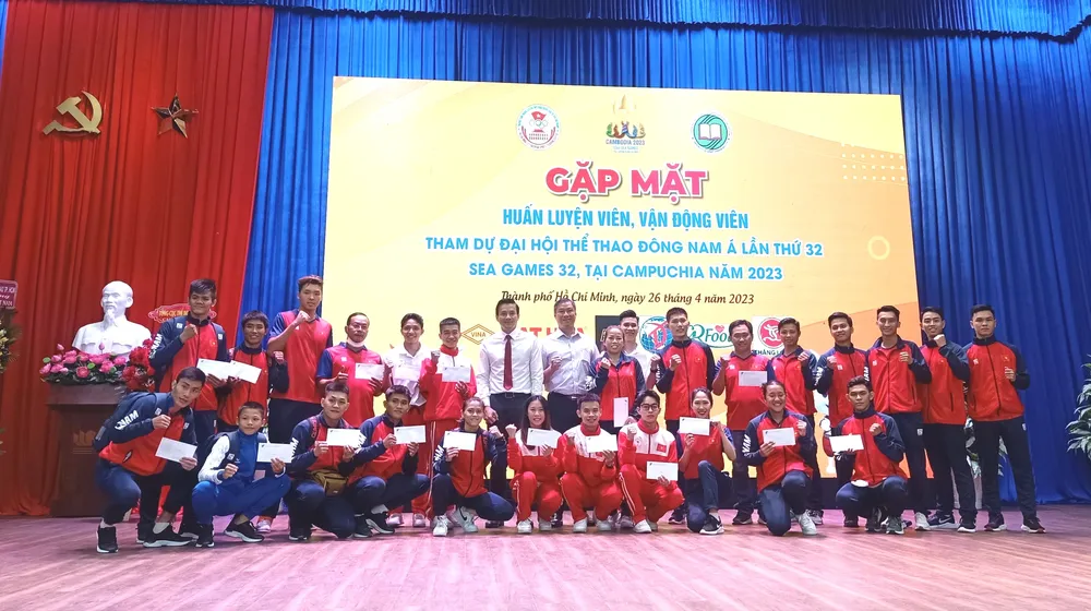 Lực lượng HLV, VĐV TPHCM có nhiều đóng góp vào thành tích chung của đoàn thể thao Việt Nam tại SEA Games 32. Ảnh: THANH TÙNG