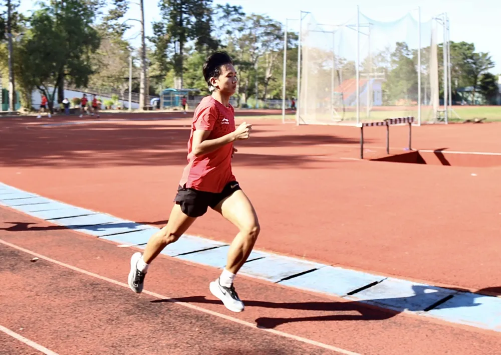 Trần Thị Nhi Yến đặt quyết tâm đổi màu huy chương tại SEA Games 33. Ảnh: DŨNG PHƯƠNG 