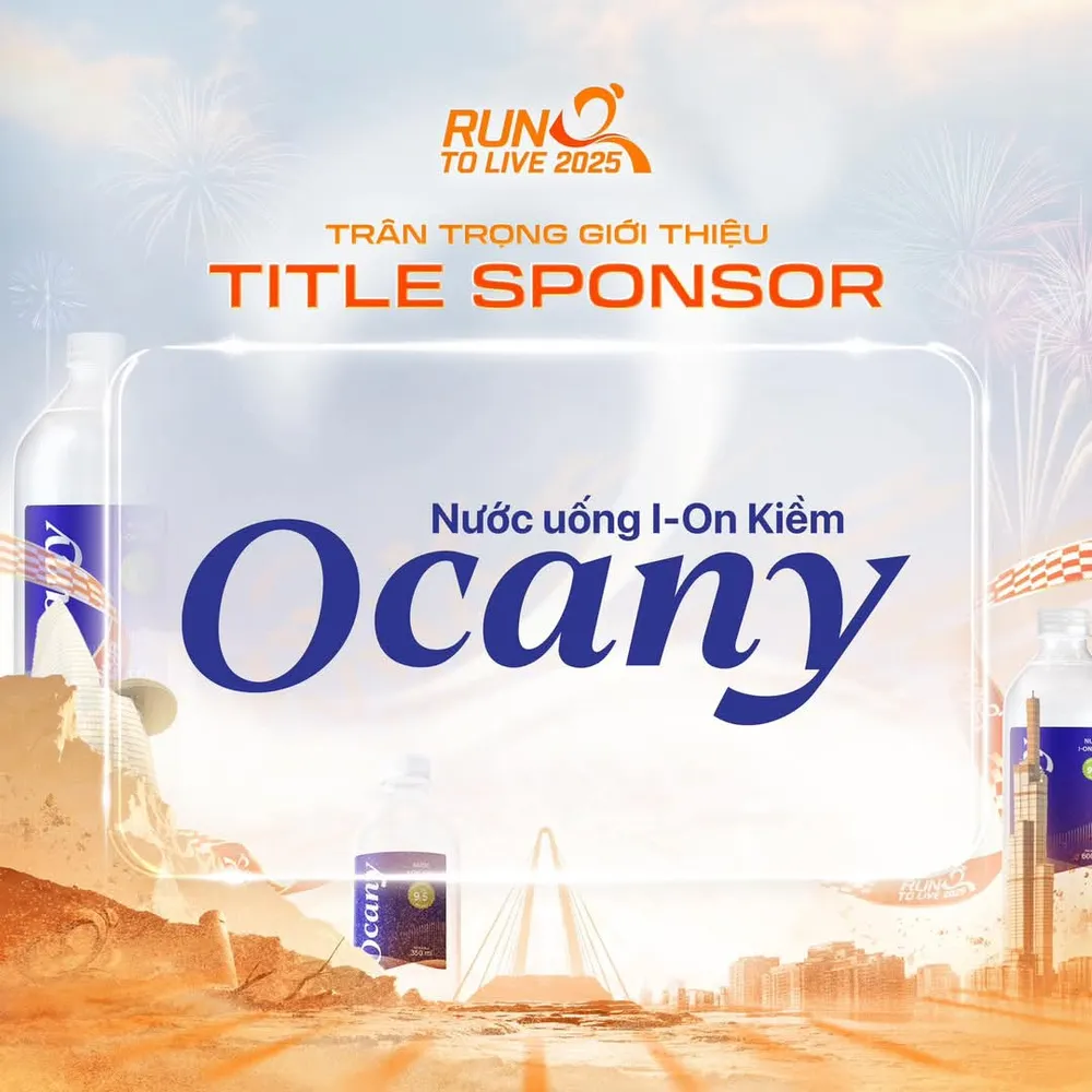 Ocany - Nhà tài trợ chính tại Run To Live 2025