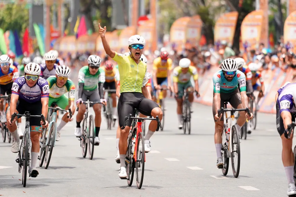 Đặng Thành Được có chiến thắng chặng thứ 2. Ảnh: Hoàng Hùng