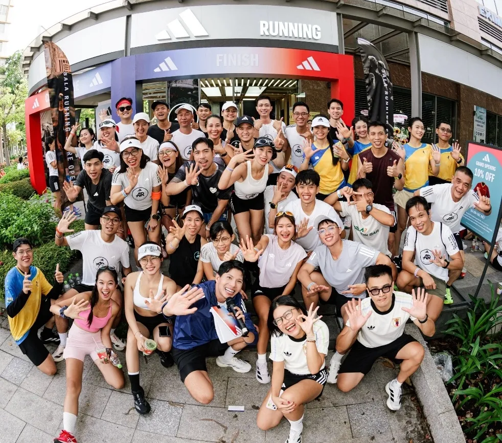 Sự kiện khai trương cửa hàng adidas Sala Running quy tụ đông đảo runners sáng ngày 30-5