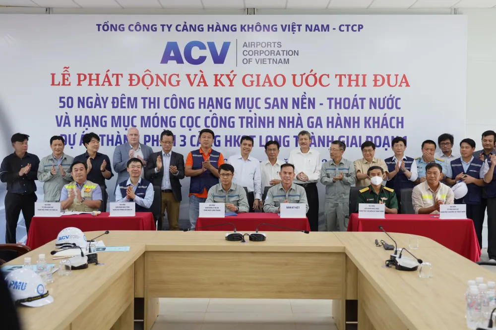 Khởi công gói thầu thi công cọc công trình nhà ga hành khách Sân bay Long Thành ảnh 3