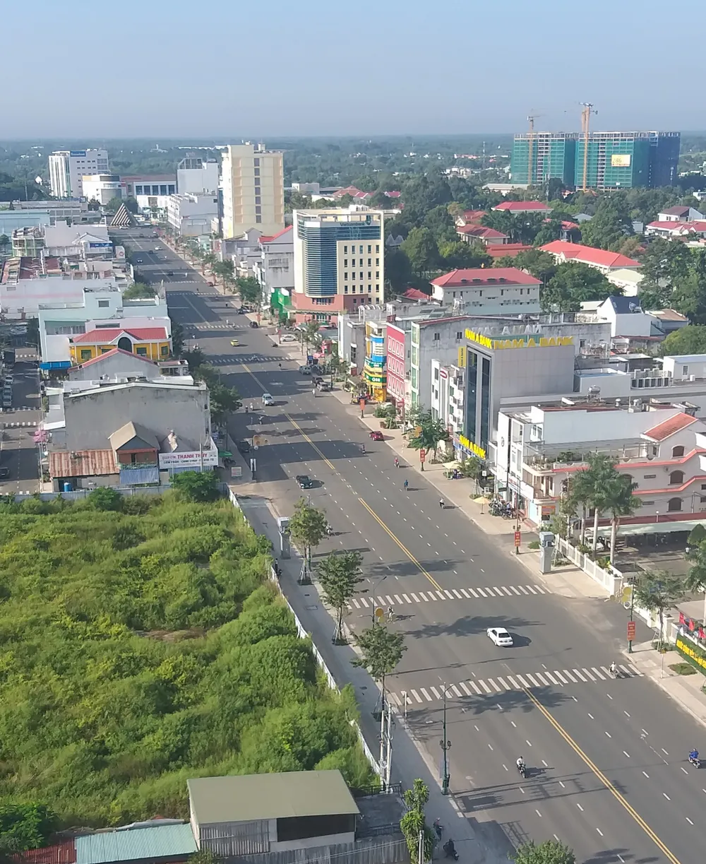 Đại lộ 30-4 mở rộng, nâng cấp mang lại diện mạo mới hiện đại