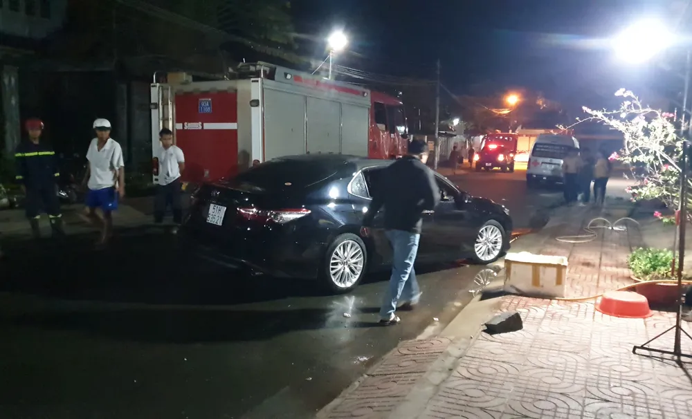 Hiện trường vụ tai nạn