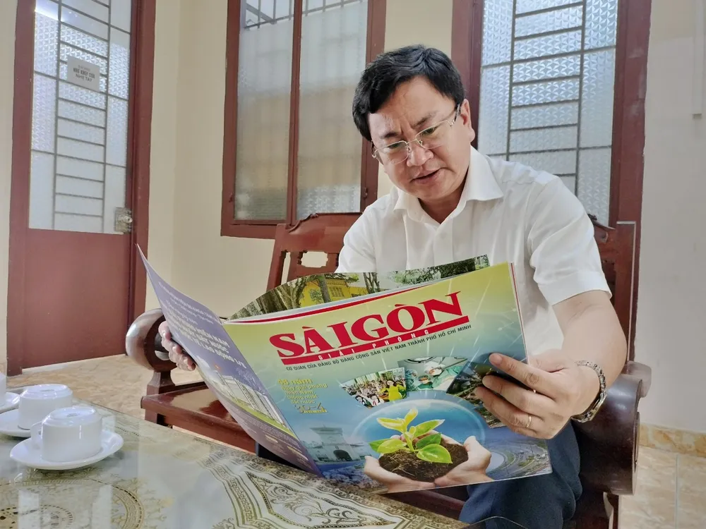 Bạn đọc TP Biên Hoà (tỉnh Đồng Nai) đọc Đặc san SGGP