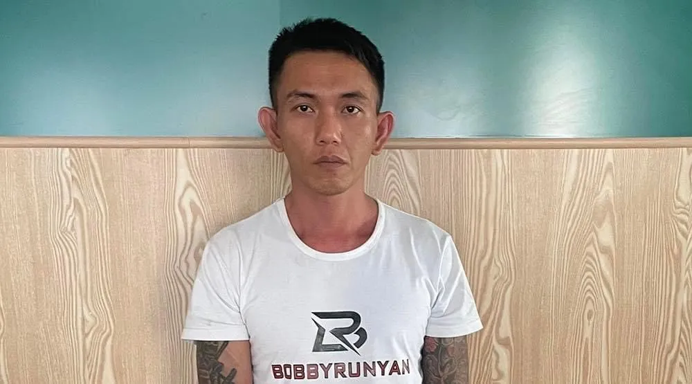 Đối tượng Bạch Ngọc Minh tại cơ quan điều tra