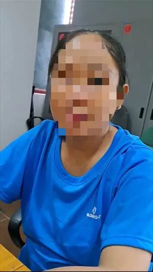 Đối tượng M., tại cơ quan công an