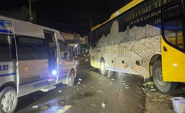 Hiện trường vụ tai nạn giao thông