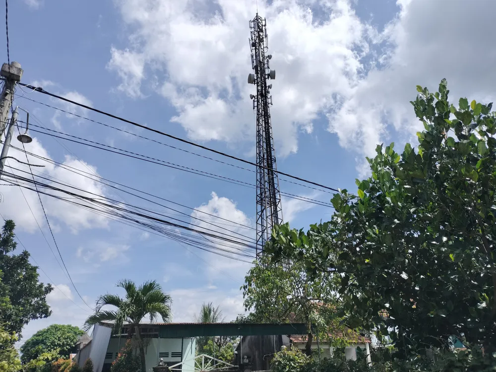 Trạm BTS ở ấp Tín Nghĩa, xã Xuân Thiện (huyện Thống Nhất)