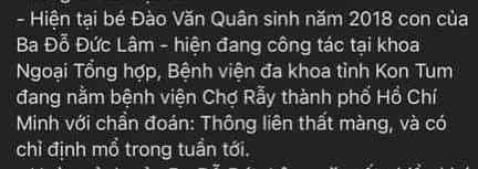 Lại giả mạo kêu gọi hỗ trợ trẻ chữa bệnh ảnh 1
